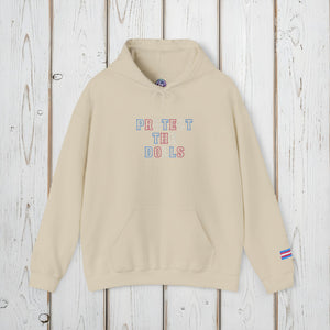 Bespattered Facade Protect the Dolls LGBTQ+ Pride Trans Support Embroidered Unisex Heavy Blend™ Hooded Sweatshirt