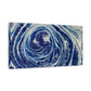 Bespattered Facade Fluid Art Abstract Painting Stretched Matte Canvas Art Prints | Multiple Sizes