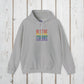 Bespattered Facade "All the Colors" Rainbow Block Embroidered Unisex Heavy Blend™ Hooded Sweatshirt