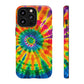 Bespattered Facade Rainbow Tie Dye Tough Case