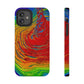Bespattered Facade Rainbow Vortex Impact-Resistant Case