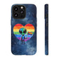 Bespattered Facade Rainbow Extraterrestrial Pride Tough Case