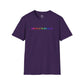 Bespattered Facade Rainbow is the New Black Unisex Softstyle T-Shirt