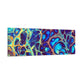 Bespattered Facade Fluid Art Abstract Painting Stretched Matte Canvas Art Prints | Multiple Sizes