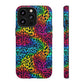 Bespattered Facade Rainbow Animal Print Tough Case