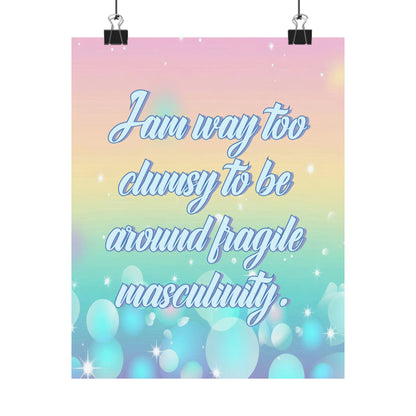 Bespattered Facade "Fragile Masculinity" Giclée Archival Matte Paper Prints
