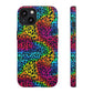Bespattered Facade Rainbow Animal Print Tough Case