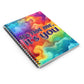 Bespattered Facade Rainbow "It's Not Me" Spiral Notebook - Lined Pages