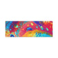 Bespattered Facade Rainbow Galaxy Stretched Matte Canvas Art Prints | Multiple Sizes