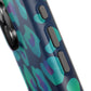 Bespattered Facade Emerald Leopard Impact-Resistant Case