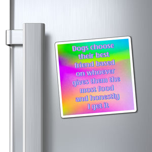 Bespattered Facade "Dog BFFs" Refrigerator Magnet
