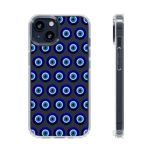 Bespattered Facade Evil Eye Symbol Clear Case