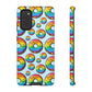Bespattered Facade Rainbow Sprinkle Donut Tough Case