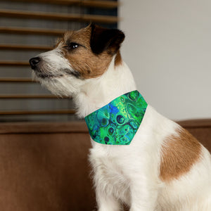 Bespattered Facade Radioactive Pet Bandana Collar