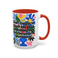 "Don't Forget..." Rainbow Flowers Mug | Eight Colors | 11oz or 15oz