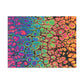Bespattered Facade Neon Goodness Stretched Matte Canvas Art Prints | Multiple Sizes