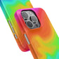 Bespattered Facade Rainbow Heat Map Snap Case