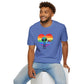 Bespattered Facade Rainbow Extraterrestrial Pride Unisex Softstyle T-Shirt