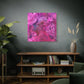 Bespattered Facade Resin Petri Macro Photograph Stretched Matte Canvas Art Prints | Multiple Sizes