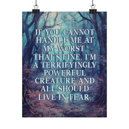 Bespattered Facade "Terrifyingly Powerful Creature" Giclée Archival Matte Paper Prints