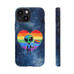 Bespattered Facade Rainbow Extraterrestrial Pride Tough Case
