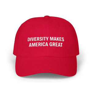 The Anti-MAGA Embroidered Hat Collection: Diversity Makes America Great | 10 Colors