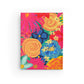 Bespattered Facade Bold Florals Hardcover Notebook - Lined Pages