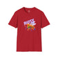 Bespattered Facade "Busy Bee" Colorful Unisex Softstyle T-Shirt