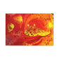 Bespattered Facade Flamin' Hot Stretched Matte Canvas Art Prints | Multiple Sizes