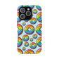 Bespattered Facade Rainbow Sprinkle Donut Impact-Resistant Case