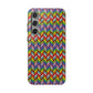 Bespattered Facade Rainbow Chevron Tiles Impact-Resistant Case
