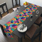 Bespattered Facade Colorful Abstract Table Runner (2 sizes)