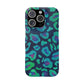 Bespattered Facade Emerald Leopard Snap Case