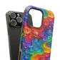 Bespattered Facade Rainbow Swirls MagSafe Tough Case