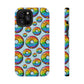 Bespattered Facade Rainbow Sprinkle Donut Impact-Resistant Case
