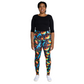 Rainbowsaurus Cotton Adults Leggings with Pockets