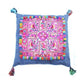 Batik Printed Embroidery Fabric Geometric Cushion- Thailand