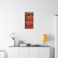 Bespattered Facade Fluid Art Abstract Painting Stretched Matte Canvas Art Prints | Multiple Sizes