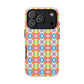Bespattered Facade Geometric Rainbow Mosaic Tough Case