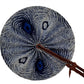 African Wax Print Fan, Handmade in Ghana