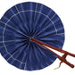 African Wax Print Fan, Handmade in Ghana