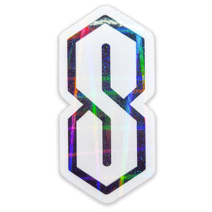 "Cool S" Holographic Vinyl Sticker