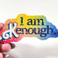 I am Kenough Barbie Movie Sticker, 3 x 1.5 in.