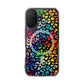 Bespattered Facade Rainbow Paint Splatter Leopard MagSafe Clear Impact Cases
