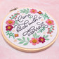 Come Back With a Warrant Embroidery Kit - Beginner Friendly