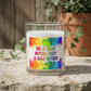 Bespattered Facade Semi-Motivational Glass Candle – "Be a Bad B*tch, Not a Sad B*tch" (11oz)