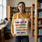 Bespattered Facade Rainbow "Recycled F*cks" Canvas Tote Bag Reusable Carryall