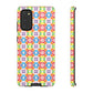 Bespattered Facade Geometric Rainbow Mosaic Tough Case