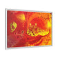 Bespattered Facade Flamin' Hot Framed Canvas Art Print | 3 Frame Colors | Multiple Sizes