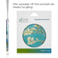 van Gogh Almond Blossom Porcelain Keepsake Ornament – Flat Ceramic, Gift-Ready